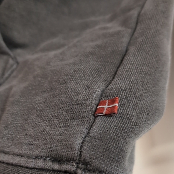 Han Kjobenhavn Charcoal Hoodie with Front Pocket - Picture 4 of 7